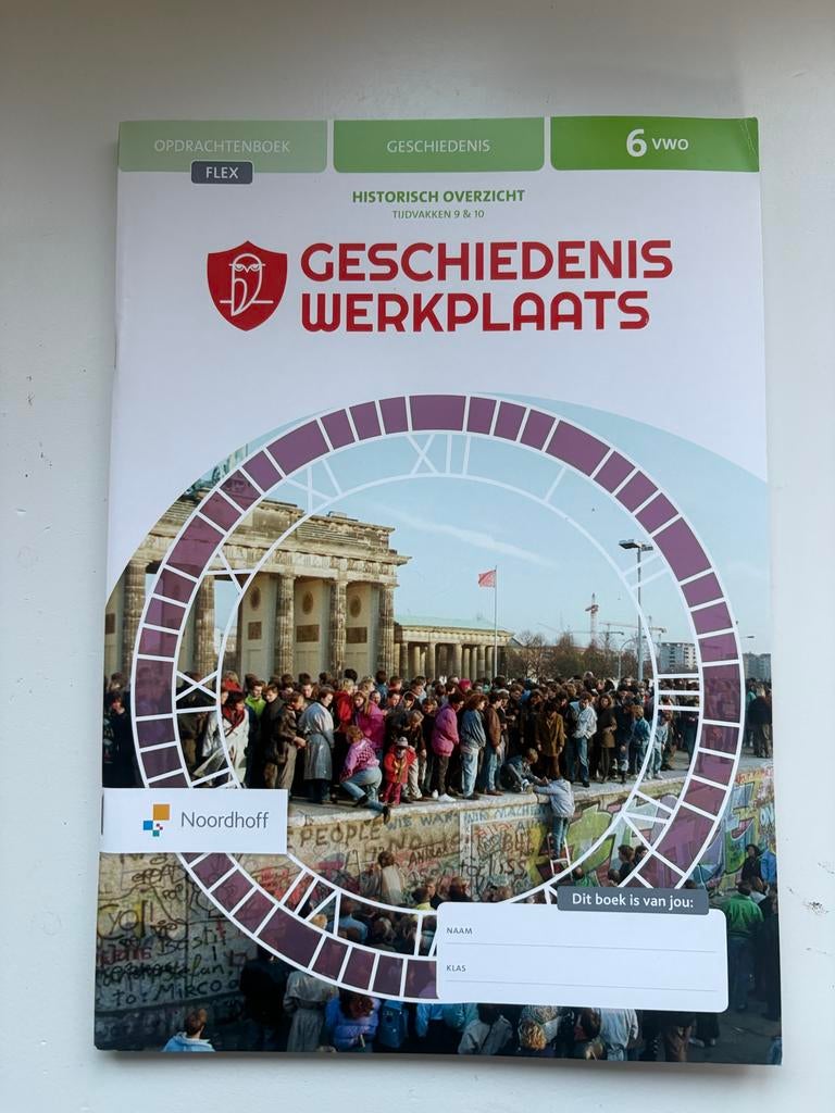 Geschiedenis Werkplaats Opdrachtenboek 6 VWO, Ophalen of Verzenden, Zo goed als nieuw, VWO, Geschiedenis