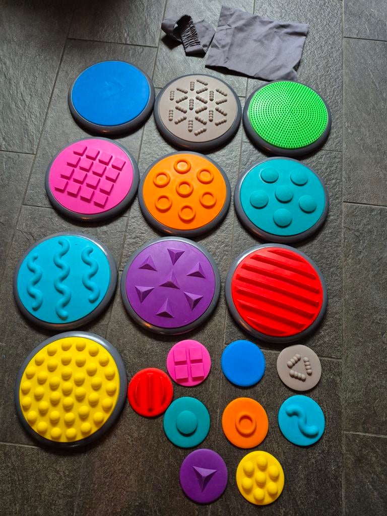 Tactiele schijven megaset Gonge, Ophalen, Zo goed als nieuw, Ontdekken