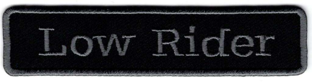 Harley Davidson Low Rider stoffen opstrijk patch embleem #2, Verzenden, Nieuw