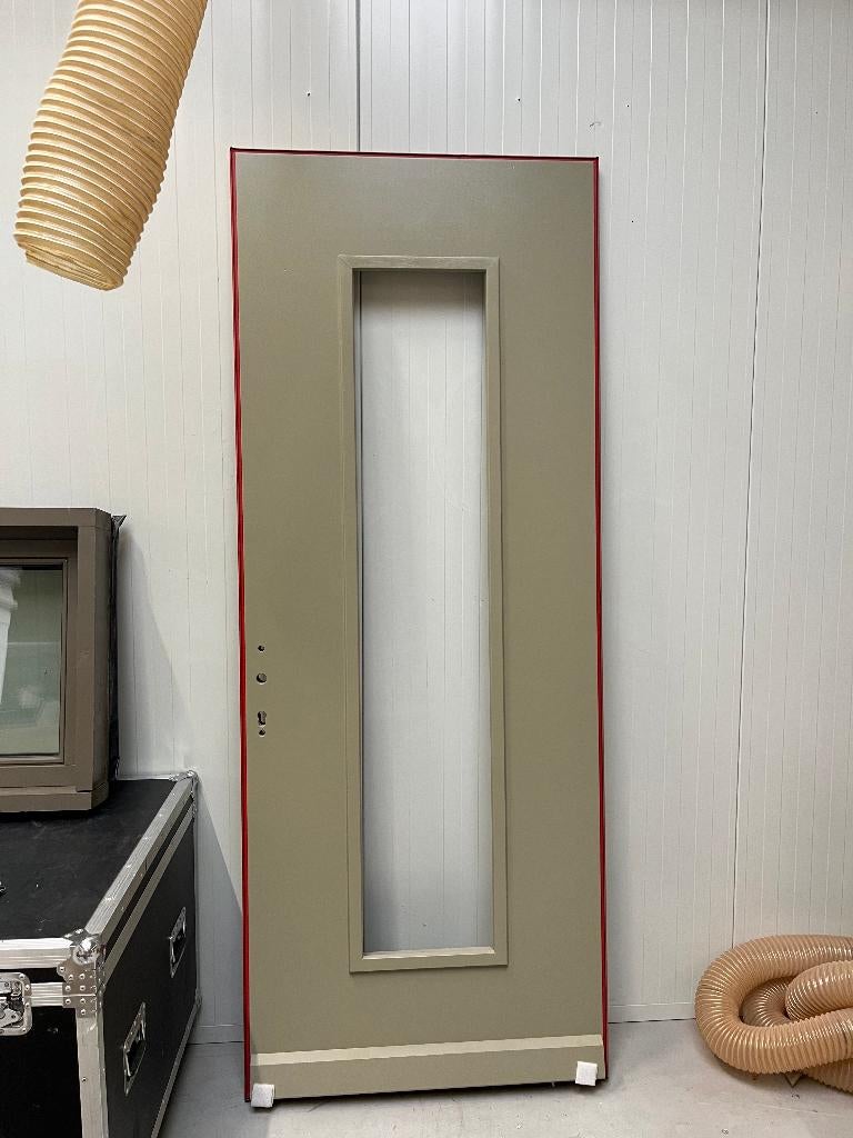 Houten voordeur, Doe-het-zelf en Verbouw, Deuren en Horren, Ophalen, 80 tot 100 cm, Nieuw, Buitendeur