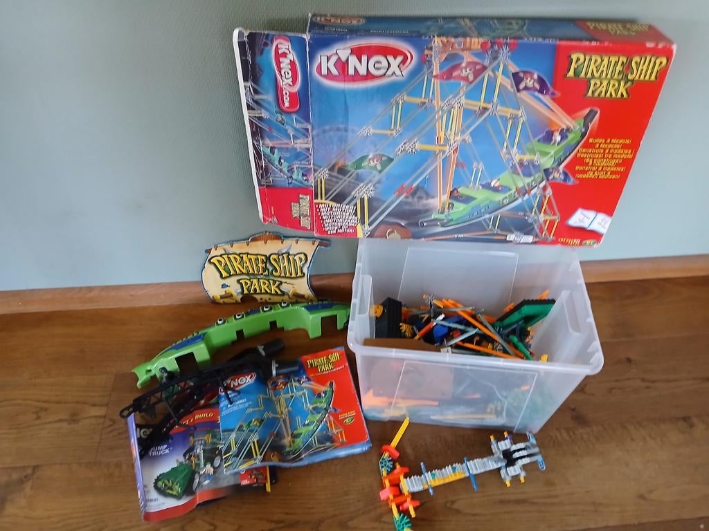 K'nex Pirate Ship Park - Grote set met extra onderdelen, Ophalen of Verzenden, Gebruikt, K'nex
