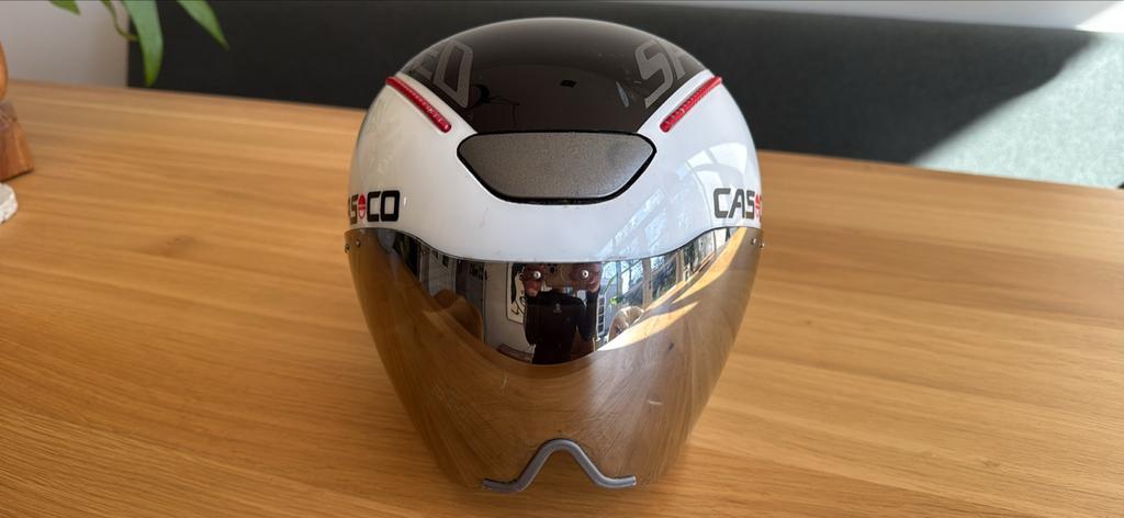 Triathlon tijdrit Casco Speedairo 2 RS helm - Maat 55-61 cm, Ophalen of Verzenden, Zo goed als nieuw