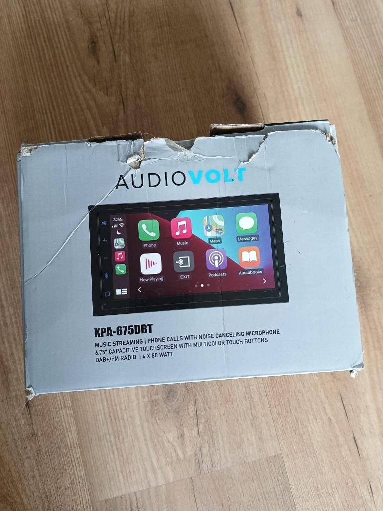 Audiovolt XPA-675BT Apple Carplay & Android auto navigatie, Ophalen, Nieuw