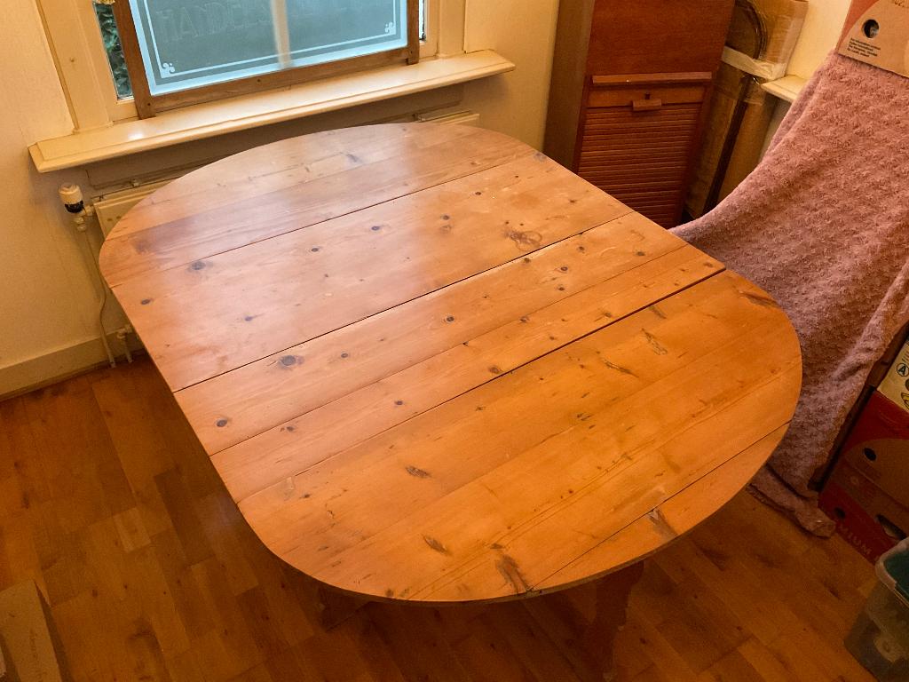 Antieke ovale Oud Hollandse tafel, Ophalen