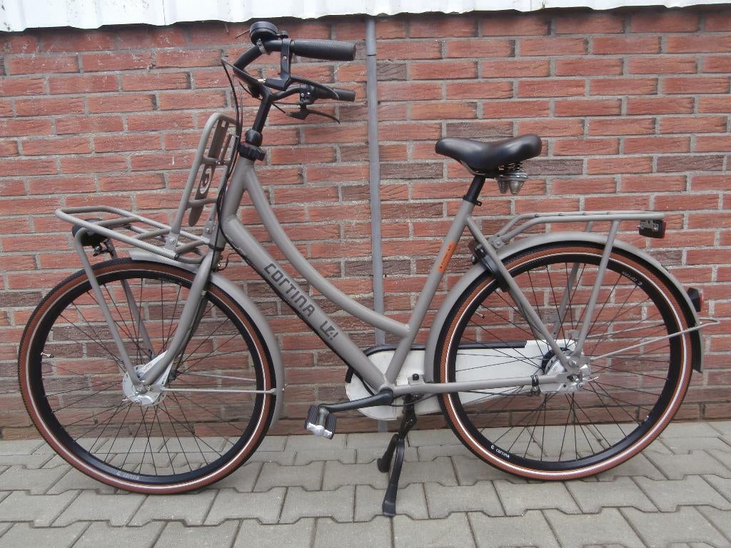ALS NIEUW! Cortina U4 dames 57 cm. 7 versnellingen. Grijs, Fietsen en Brommers, Fietsen | Dames | Omafietsen, Ophalen, Versnellingen
