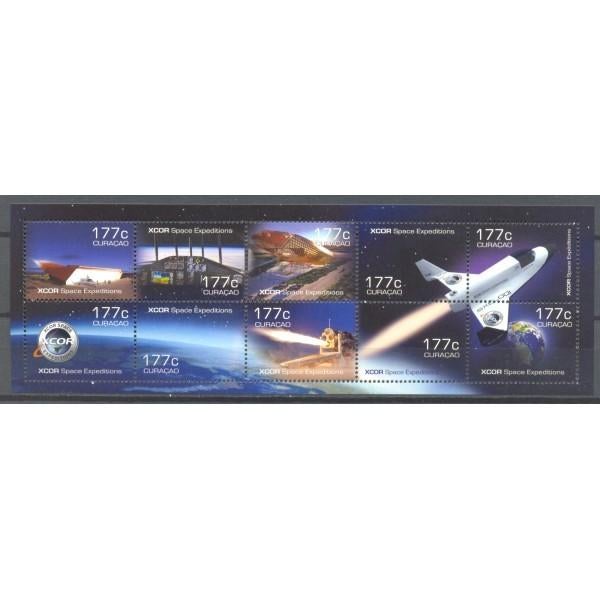 Curacao 237/46 postfris Ruimtevaart XCOR 2014, Ophalen of Verzenden, Postfris