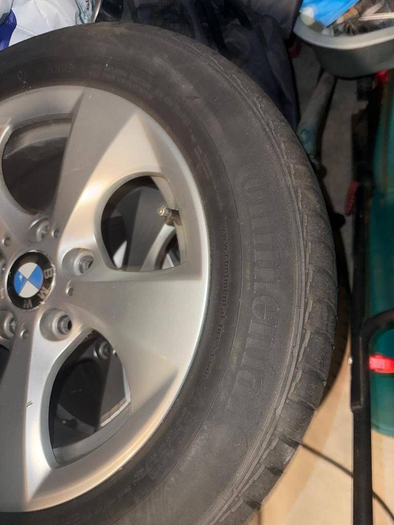 BMW Winterbanden met Velgen - 16 inch, Ophalen, Gebruikt, 16 inch, Banden en Velgen