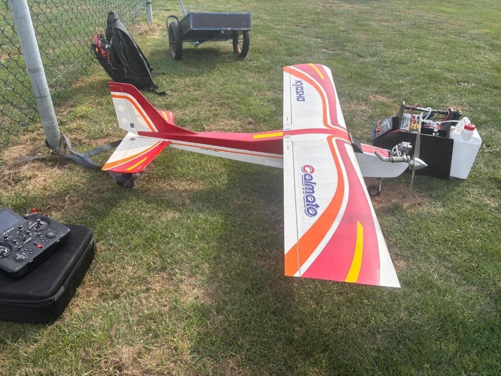 Calmato CL modelvliegtuig, Ophalen, Gebruikt, Nitro