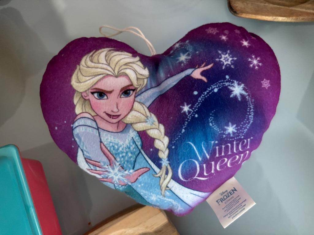 Kussentje om op te hangen hartje Elsa van Frozen, Ophalen, Kleed of Kussen
