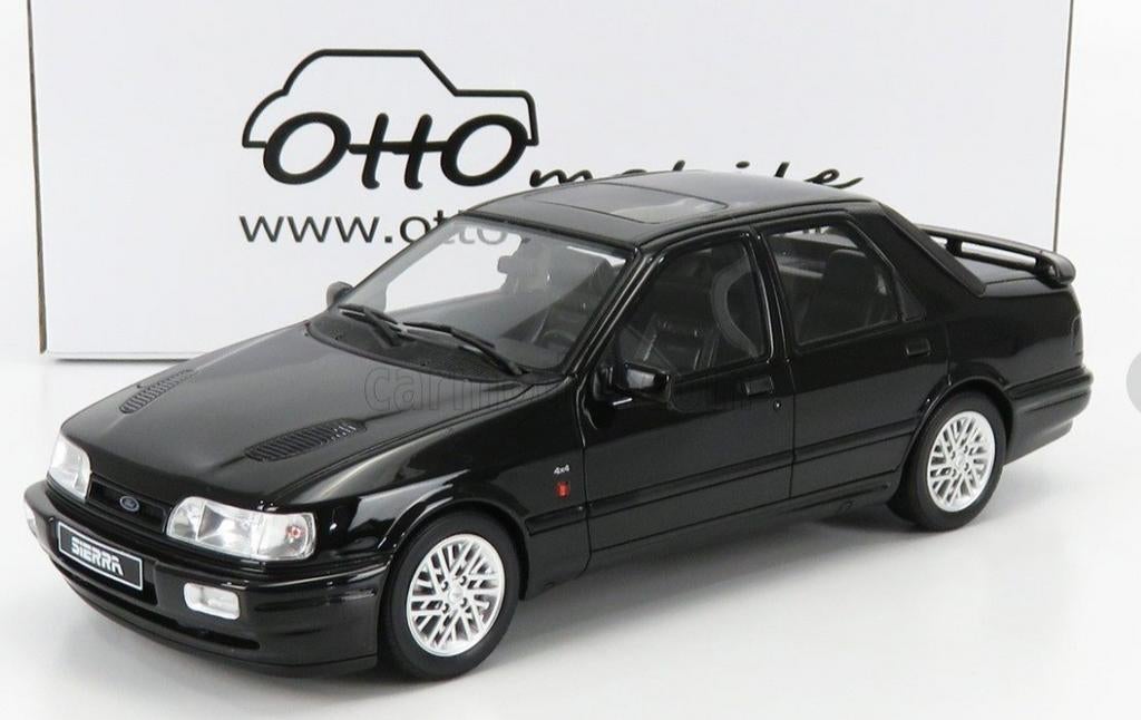 1:18 Ford Sierra 4x4 Cosworth 1992 Zwart Brasilia Ottomobile, Hobby en Vrije tijd, Modelauto's | 1:18, Ophalen of Verzenden, Nieuw