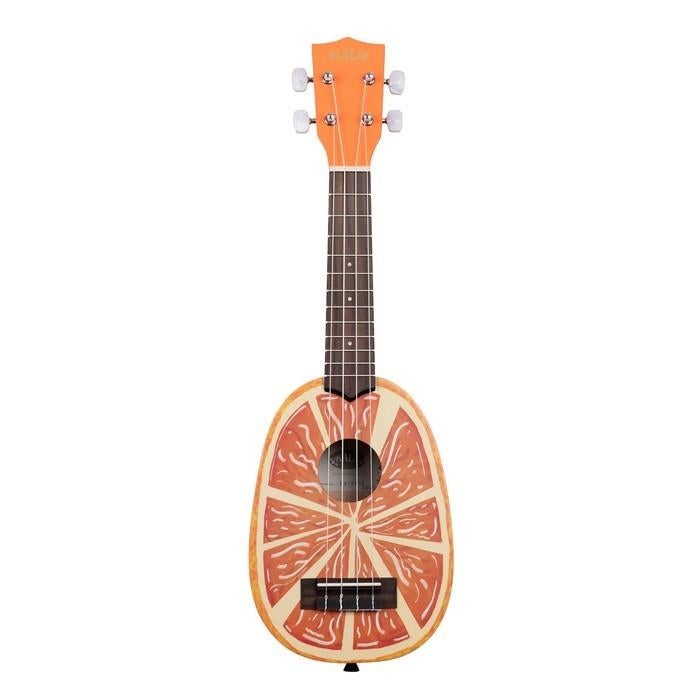 Kala KA-NV-ORNG Novelty Series sopraan ukelele orange met gi, ., Nieuw, Ophalen of Verzenden, Akoestische gitaar