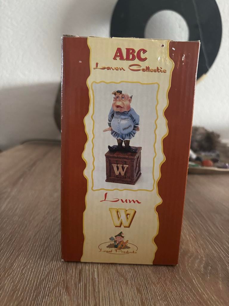 ABC Laaf Beeldje - Letter W (Lum), Verzamelen, Efteling, Ophalen, Zo goed als nieuw, Beeldje of Poppetje