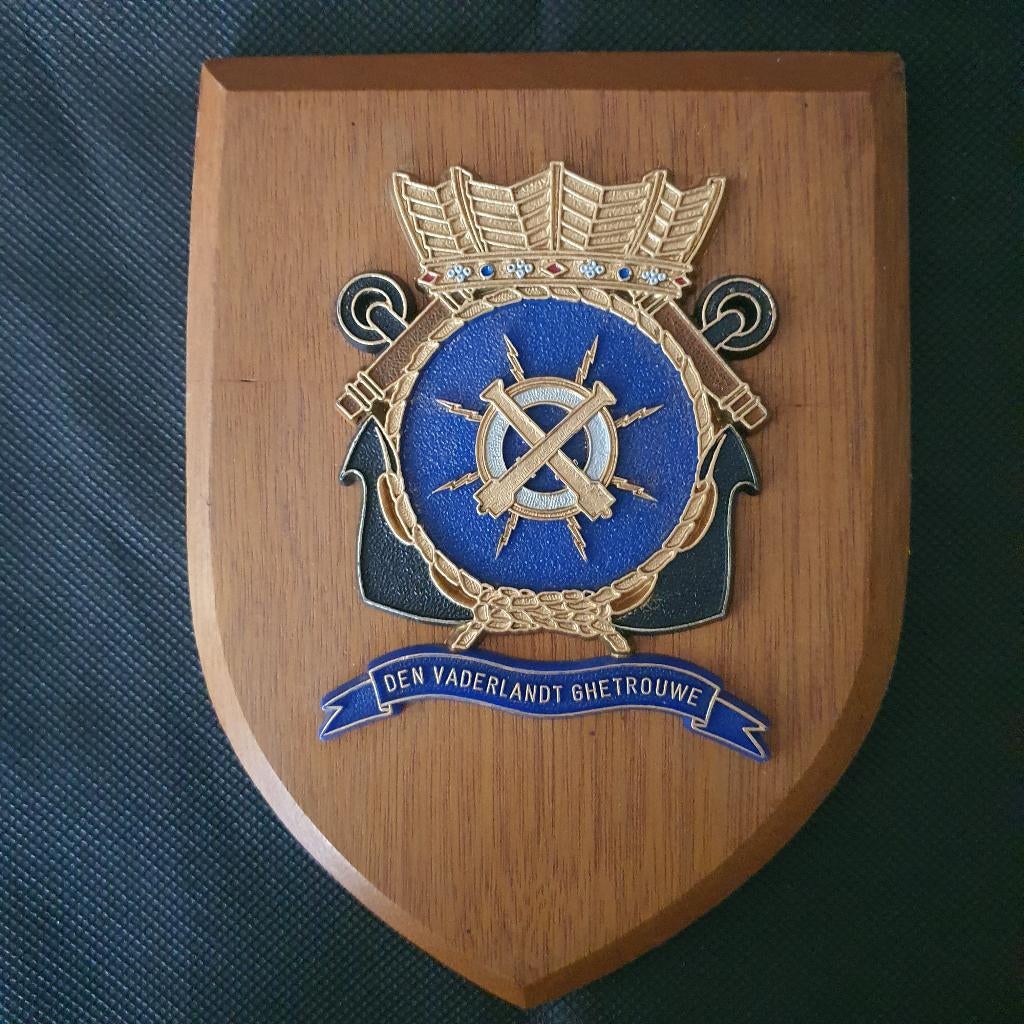 Wapenschildje Artillerieschool, Verzenden, Marine, Nederland, Embleem of Badge