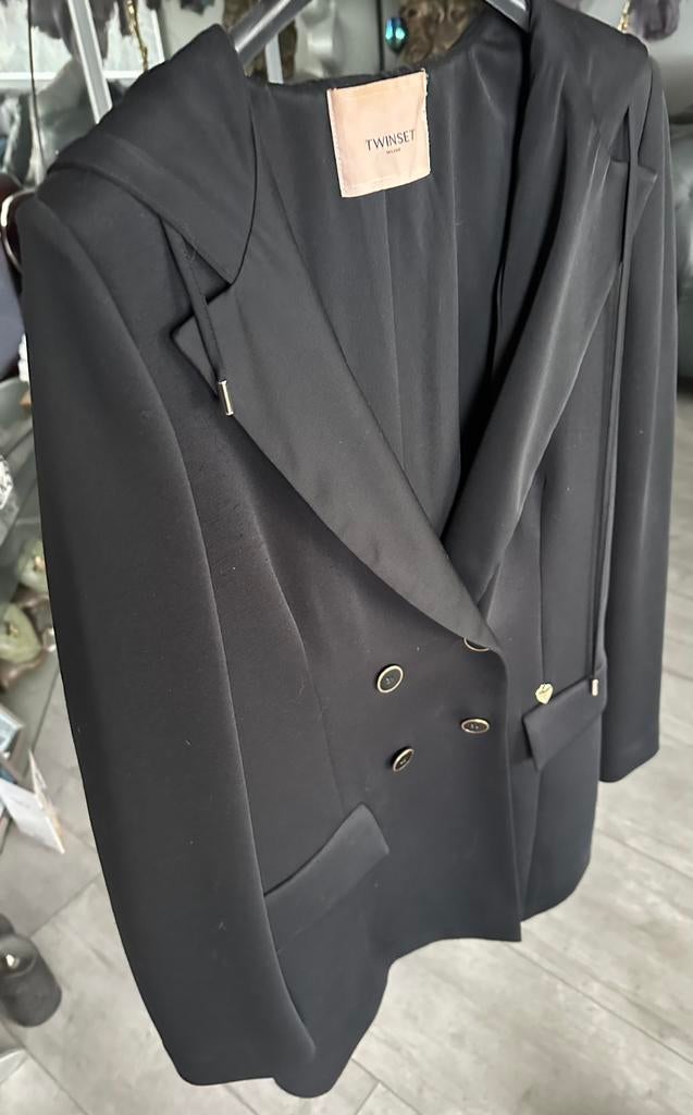 Twinset milano , blazer , maat 38 , zgan, Maat 38/40 (M), Twinset, Zwart, Ophalen of Verzenden