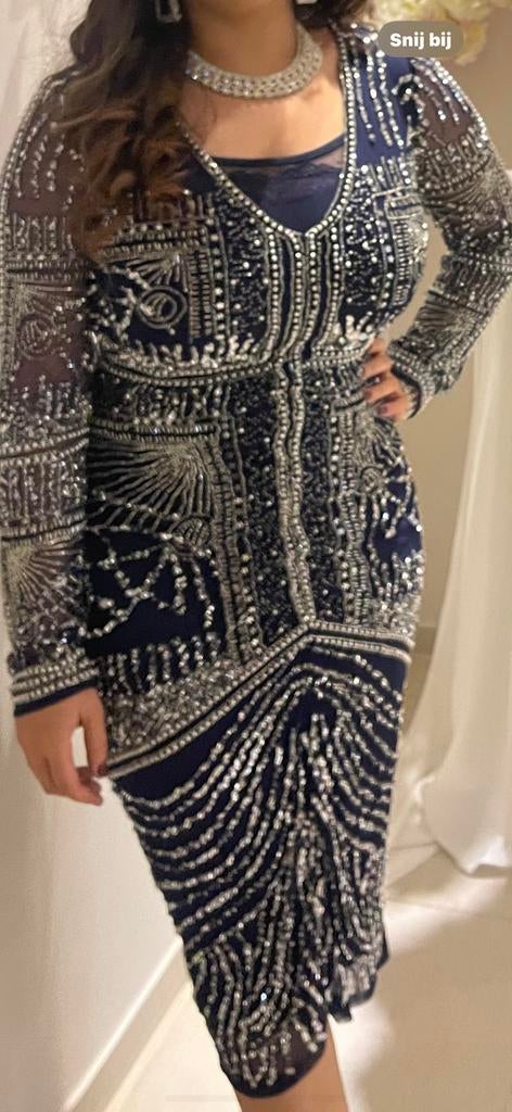 Elegante jurk - Avondjurk abiye, Kleding | Dames, Ophalen of Verzenden, Zo goed als nieuw, Maat 38/40 (M)