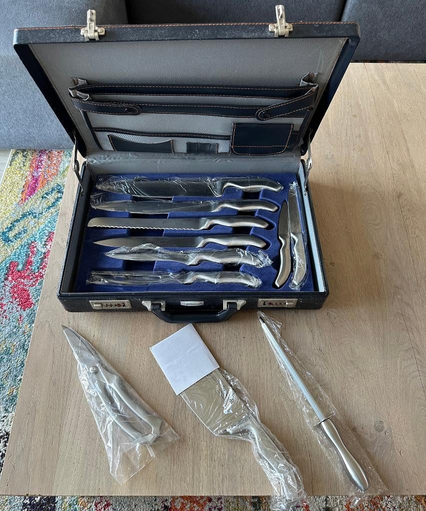 Exclusieve ongebruikte messenset Fischner s.g., Ophalen, Nieuw