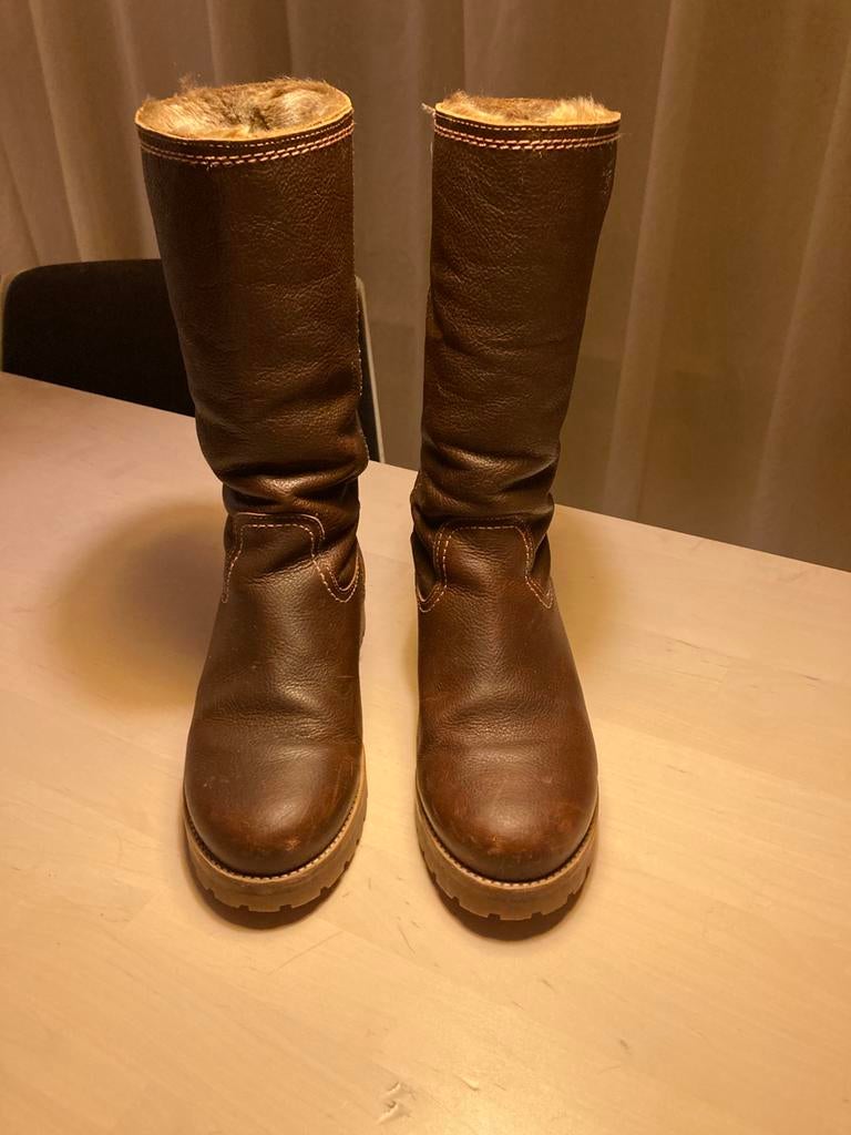 Mooie Panama Jack, BAMBINA, 38, bruin dames laarzen, Hoge laarzen, Bruin, Ophalen of Verzenden, Zo goed als nieuw