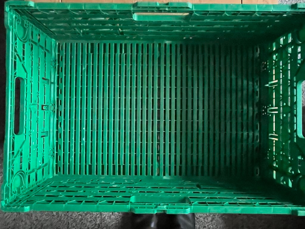 Groene Klapkrat - Handig en Ruimtebesparend!, Gebruikt, 40 tot 60 cm, Opvouwbaar, 50 tot 75 cm