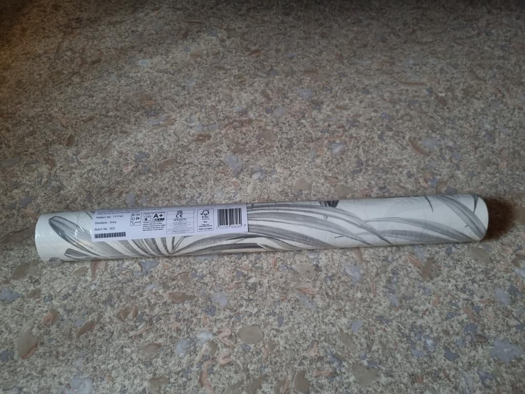 Strelitzia-Grey Behang, Ophalen of Verzenden