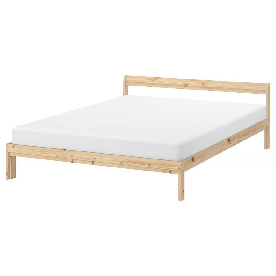 NEIDEN Bed 140x200, incl. LUROY lattenbodems, Ophalen, Overige kleuren, Tweepersoons, 140 cm