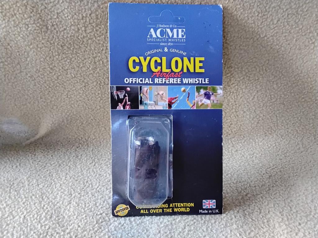 scheidsrechtersfluit ACME Cyclone zwart, Ophalen of Verzenden, Nieuw, Overige typen