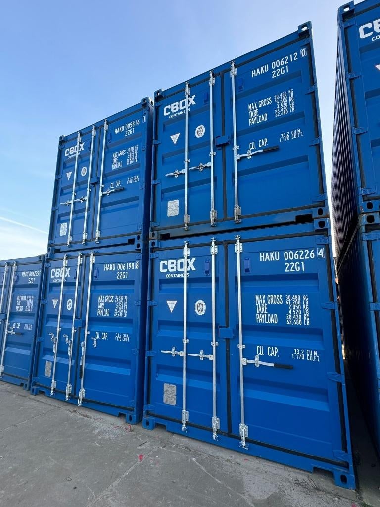 Zeecontainers te huur, Ophalen, Nieuw