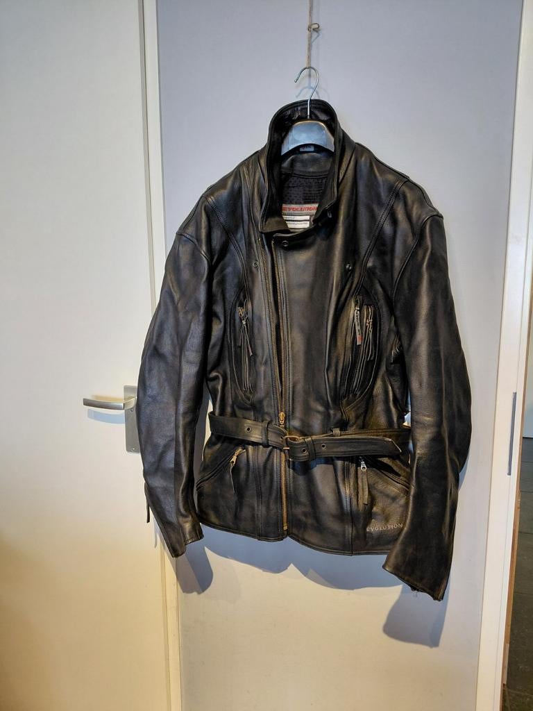 Mooie Lederen Jas, Evolution, Heren, Jas | leer, Ophalen of Verzenden