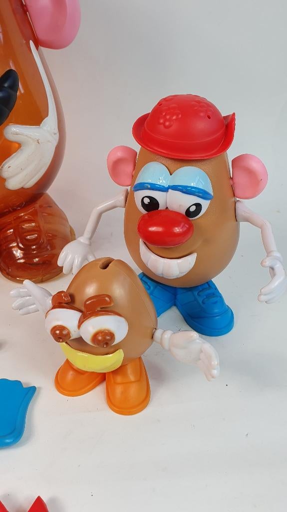 Mr. Potato Head container, kleine Potatoes Hasbro 2002. 7B13, Verzamelen, Tweedehands verkoop, Tweedehands verkoop, Gebruikt, Beeldje of Figuurtje