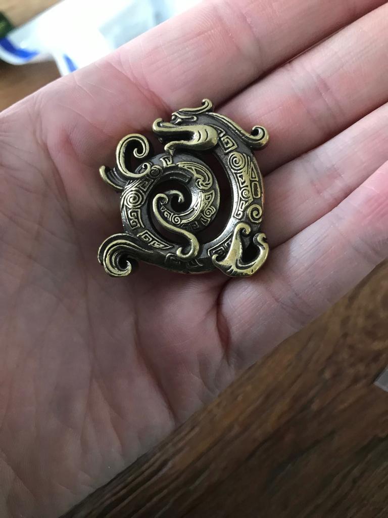 Chinees oosterse wierook houder chinese draak, Overige materialen, Verburgt Vintage, Overige kleuren, Nieuw