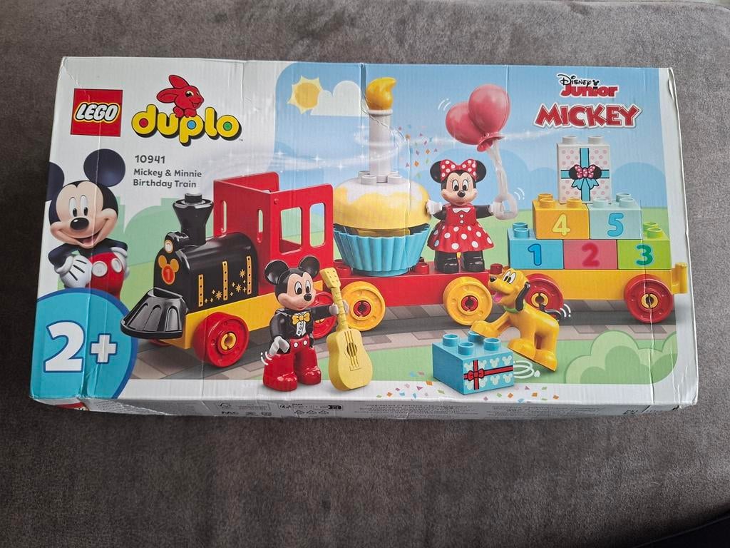 Duplo Mickey mouse feest trein | nieuw, Ophalen of Verzenden, Nieuw, Duplo