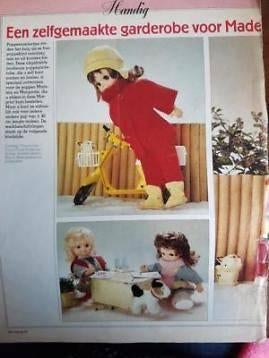 Poppengarderobe breipatroon, Hobby en Vrije tijd, Breien en Haken, Ophalen of Verzenden, Zo goed als nieuw, Breien, Patroon of Boek