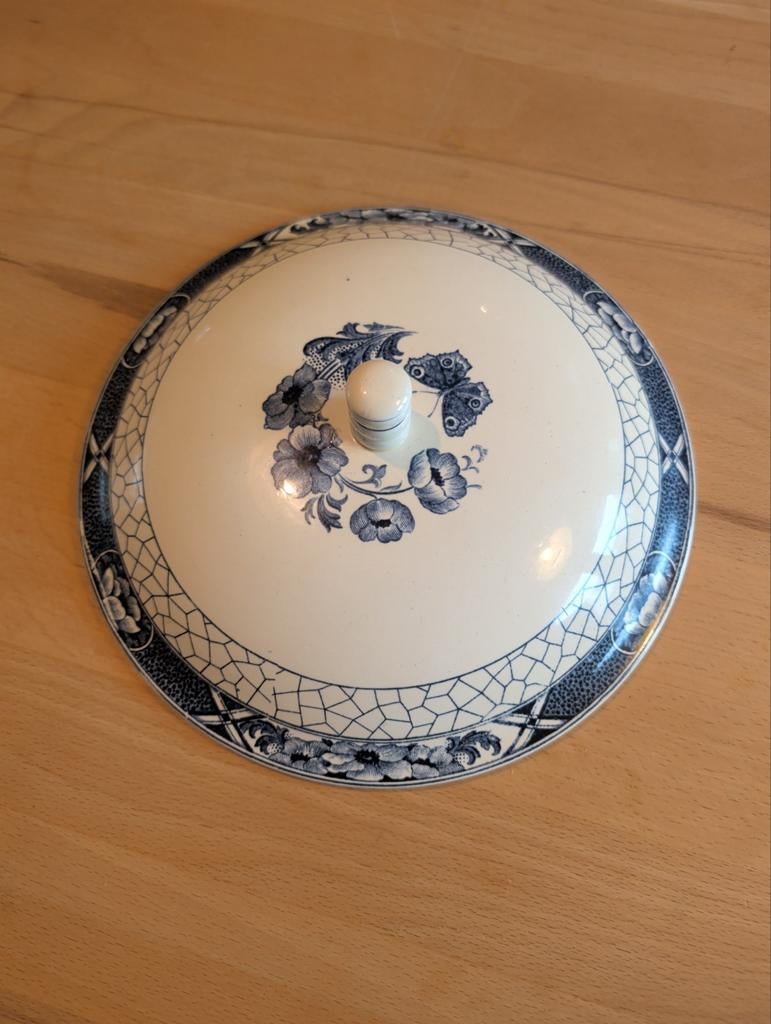 Butterfly deksel, Antiek en Kunst, Ophalen of Verzenden