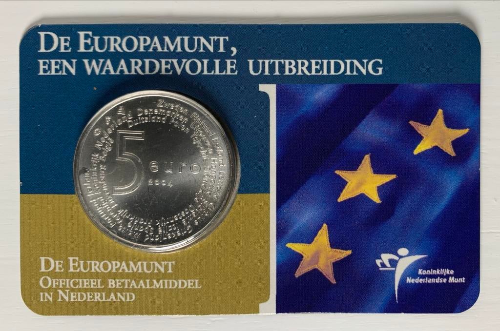 Europamunt vijfje Coincard, Ophalen of Verzenden, Koningin Beatrix, Euro's, Losse munt