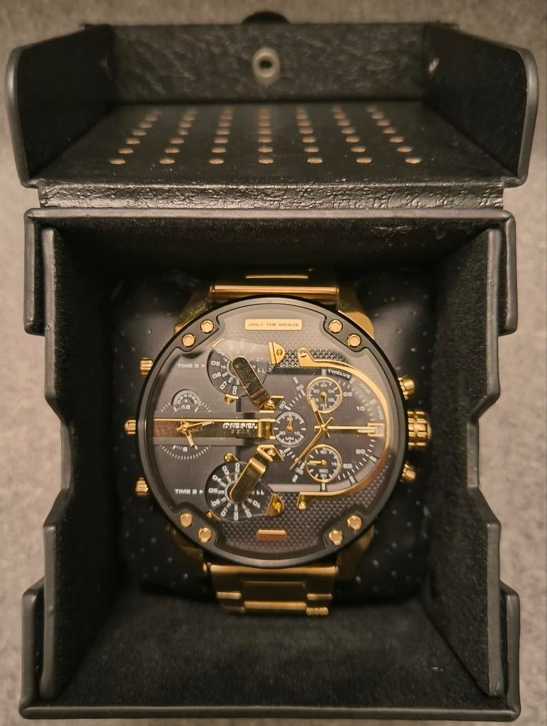 Diesel DZ7333 Mr. Daddy 2.0, Staal, Staal, Polshorloge, Zo goed als nieuw