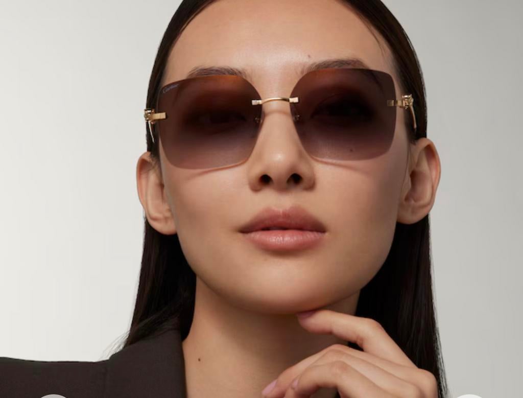 Cartier panthere zonnebril origineel, Ophalen of Verzenden, Zo goed als nieuw, Zonnebril, Overige merken