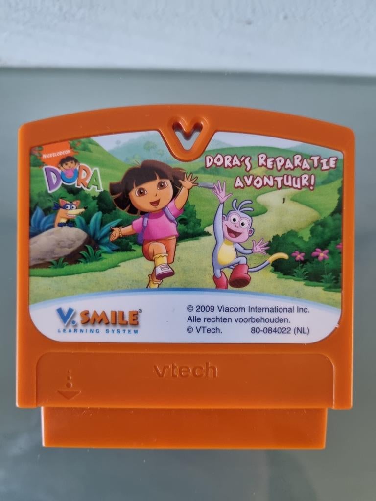 VTech V.Smile,SPELCASSETTE,"DORA'S REPARATIE AVONTUUR, Igst!, Ophalen of Verzenden, Gebruikt, Bouwen