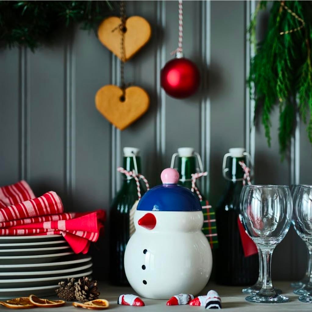 IKEA VINTERFINT Sneeuwpop Pot - Nieuw!, Ophalen of Verzenden, Nieuw