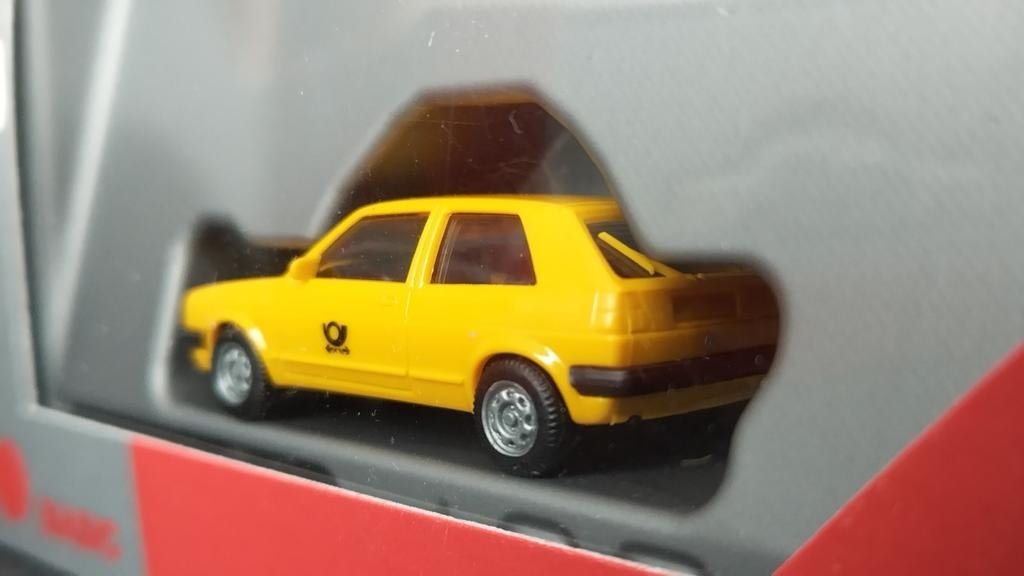 Volkswagen VW Golf Mk2 Post 1:87 Herpa Magic Pol, Leonrodstrasse 46 47 90599 Dietenhoven, Auto, Verzenden, Cars@herpa.de