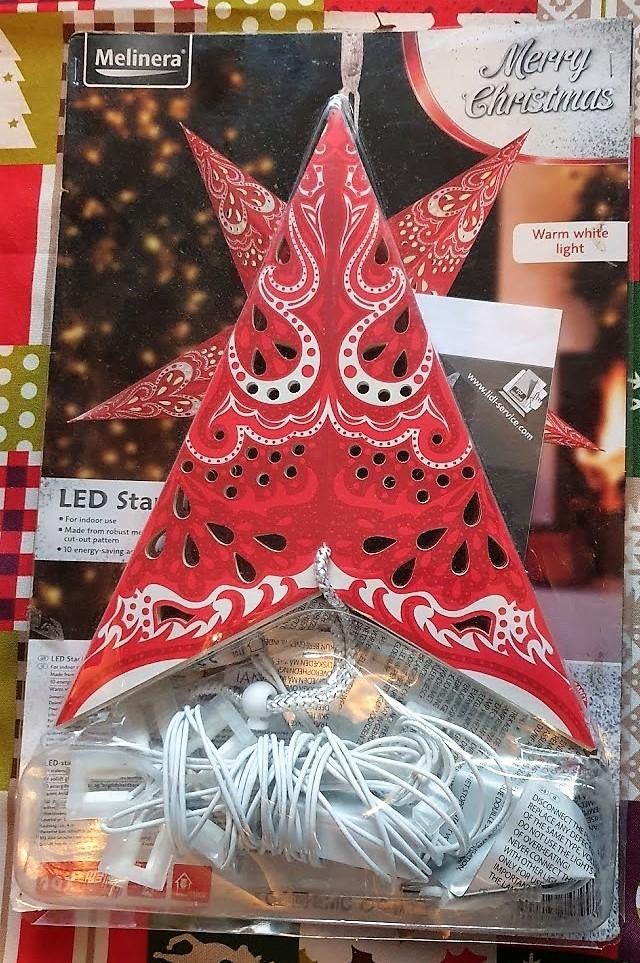 Kerstster met licht - NIEUW, Diversen, Kerst, Ophalen of Verzenden, Nieuw