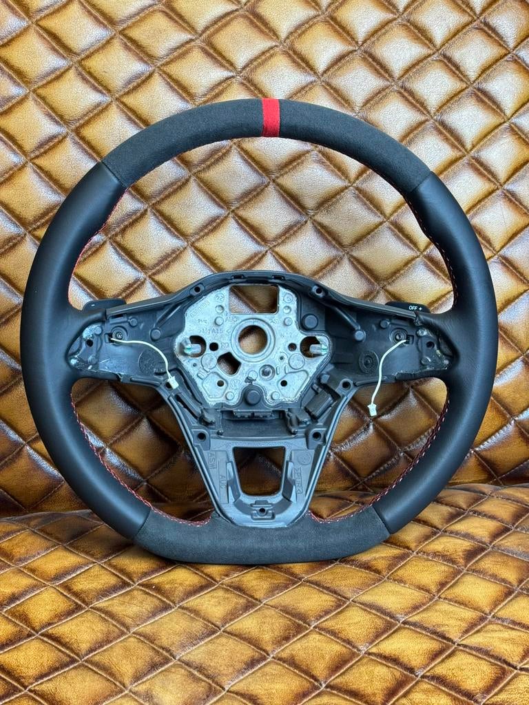 Stuurwiel Stuur Volkswagen Alcantara+LEER NIEUW BEKLEED, Volkswagen, Nieuw, Ophalen of Verzenden