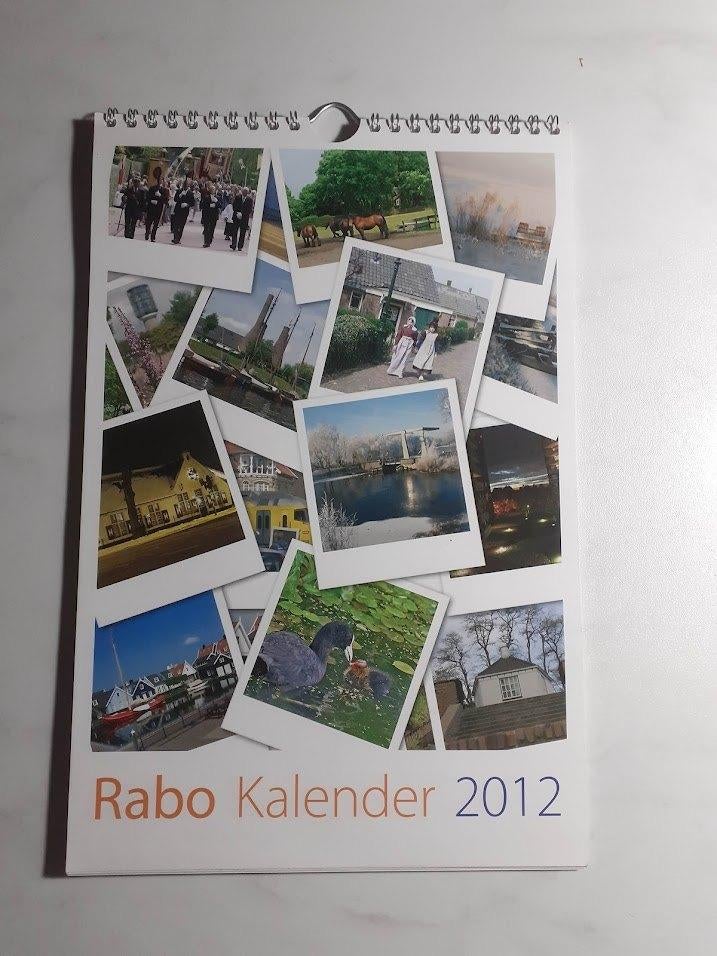 Kalender Rabobank 2012 met foto’s uit het Gooi, Ophalen of Verzenden, Weekkalender, Zo goed als nieuw
