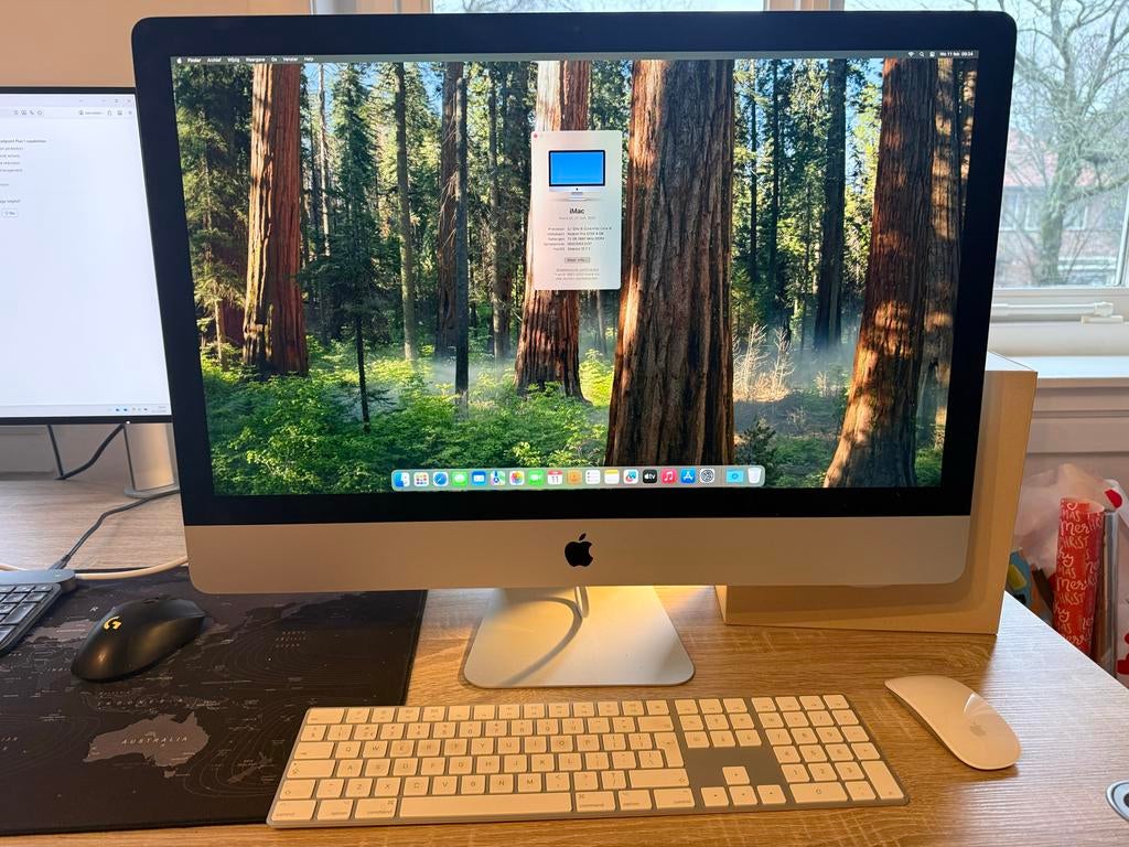 iMac Retina 5K 2019 - i5 Processor 27inch 72gb 1 TB, Gebruikt, HDD en SSD, 32 GB, IMac