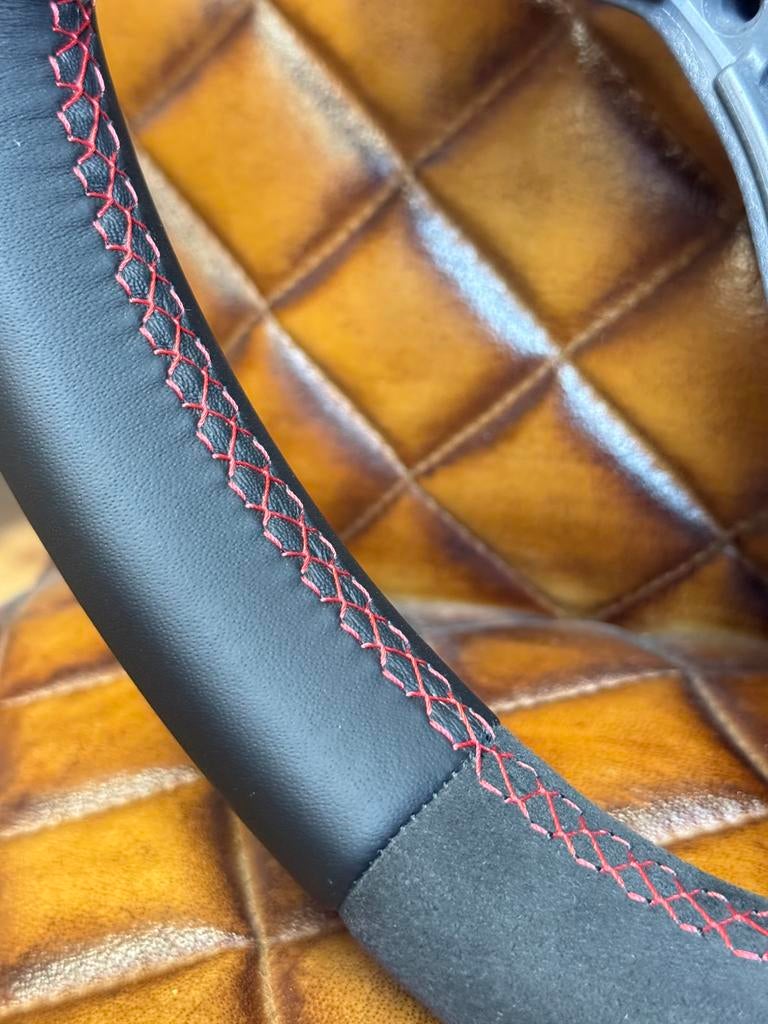 Stuurwiel Stuur Volkswagen Alcantara+LEER NIEUW BEKLEED, Volkswagen, Nieuw, Ophalen of Verzenden