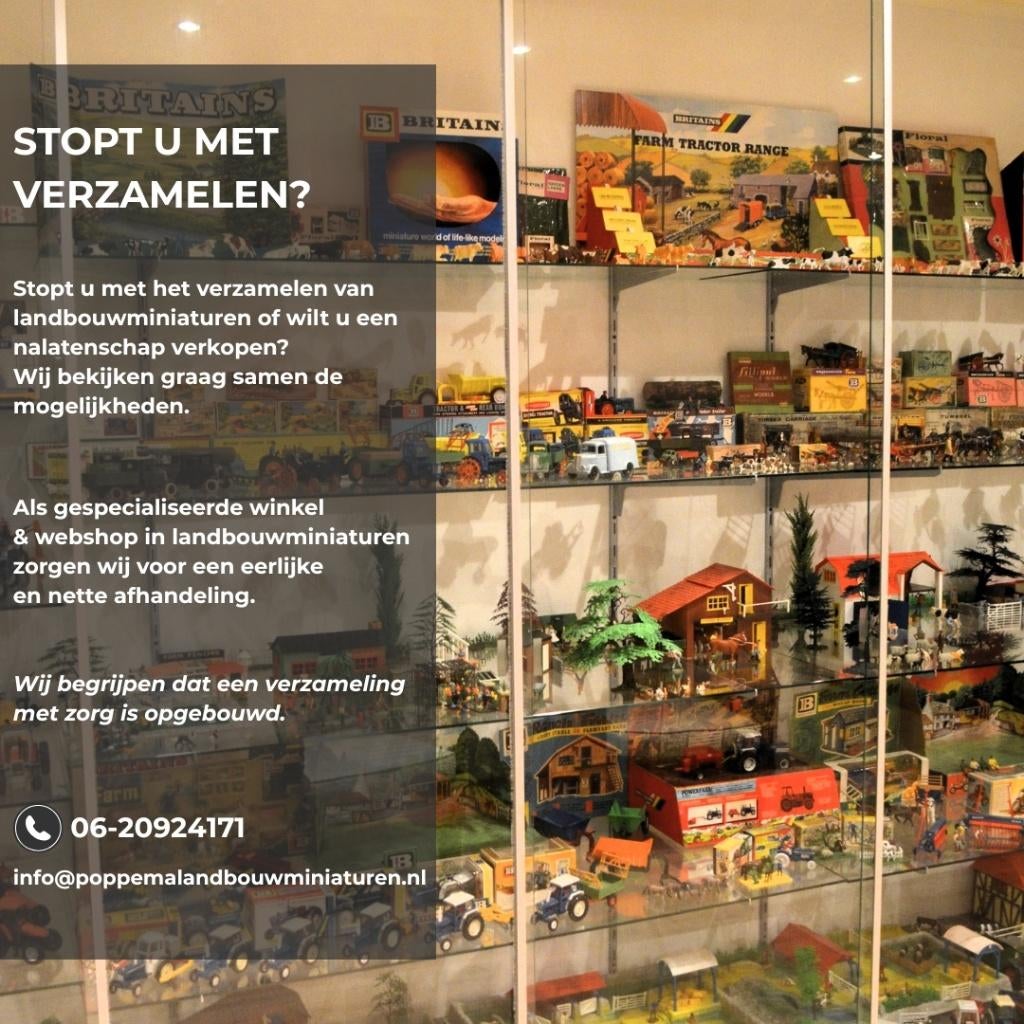 Stopt u met verzamelen? Wij kopen landbouwminiaturen op, Ophalen of Verzenden, Gebruikt, Tractor of Landbouw, Overige merken