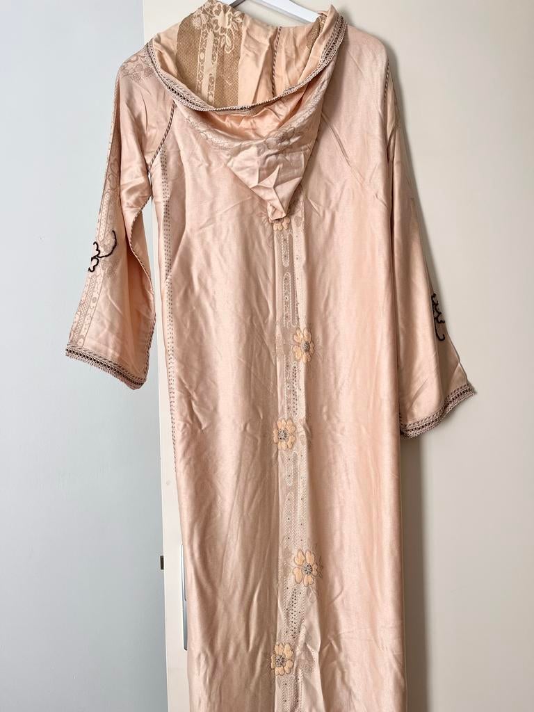 Elegante Jalaba / Djellaba, Kleding | Dames, Beige, Ophalen of Verzenden, Zo goed als nieuw, Maat 36 (S)