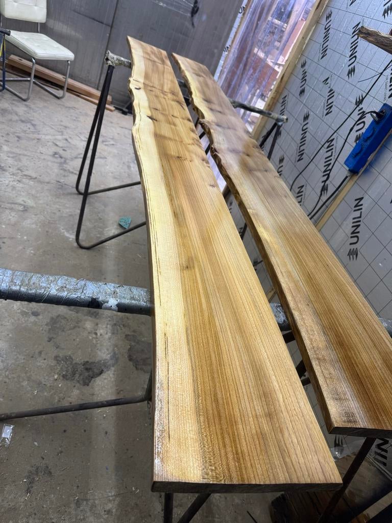 Wandplanken op maat - Eiken, Iepen, Essen, 25 tot 50 mm, Eiken, Nieuw, Ophalen of Verzenden