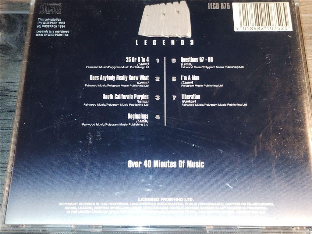 Chicago [Legends], Ophalen of Verzenden, Zo goed als nieuw, Poprock