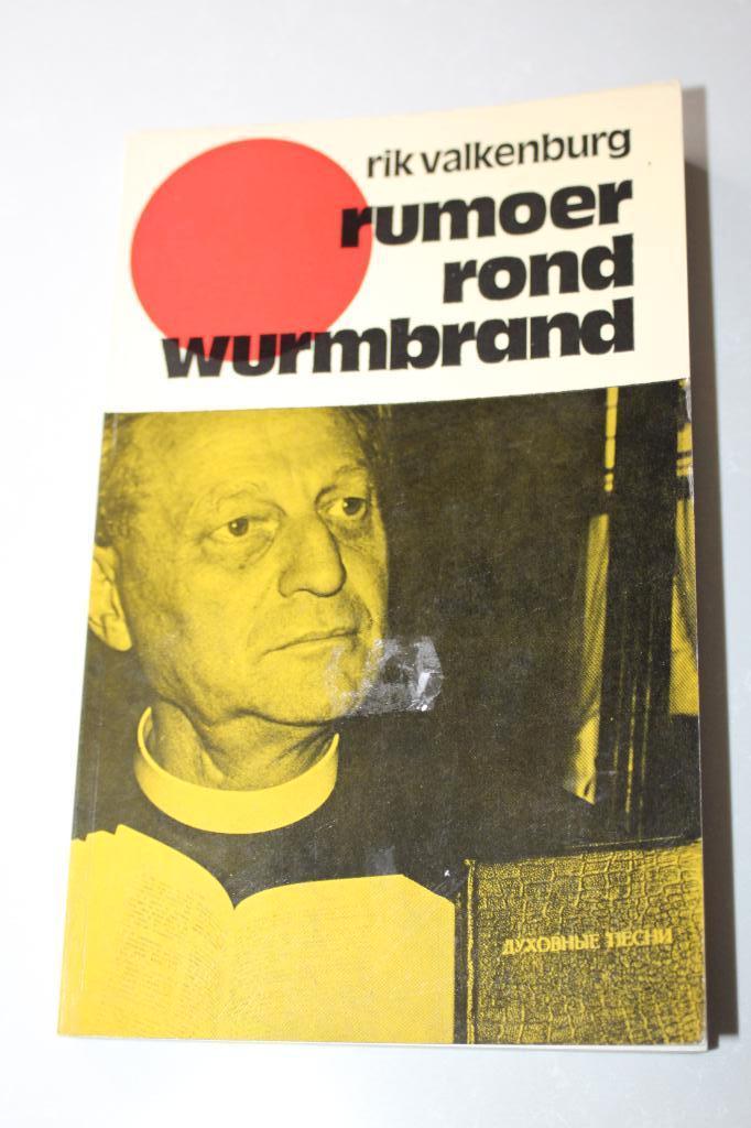 Rik Valkenburg - Rumoer rondom Wurmbrand, Ophalen of Verzenden, Gelezen, Christendom | Protestants