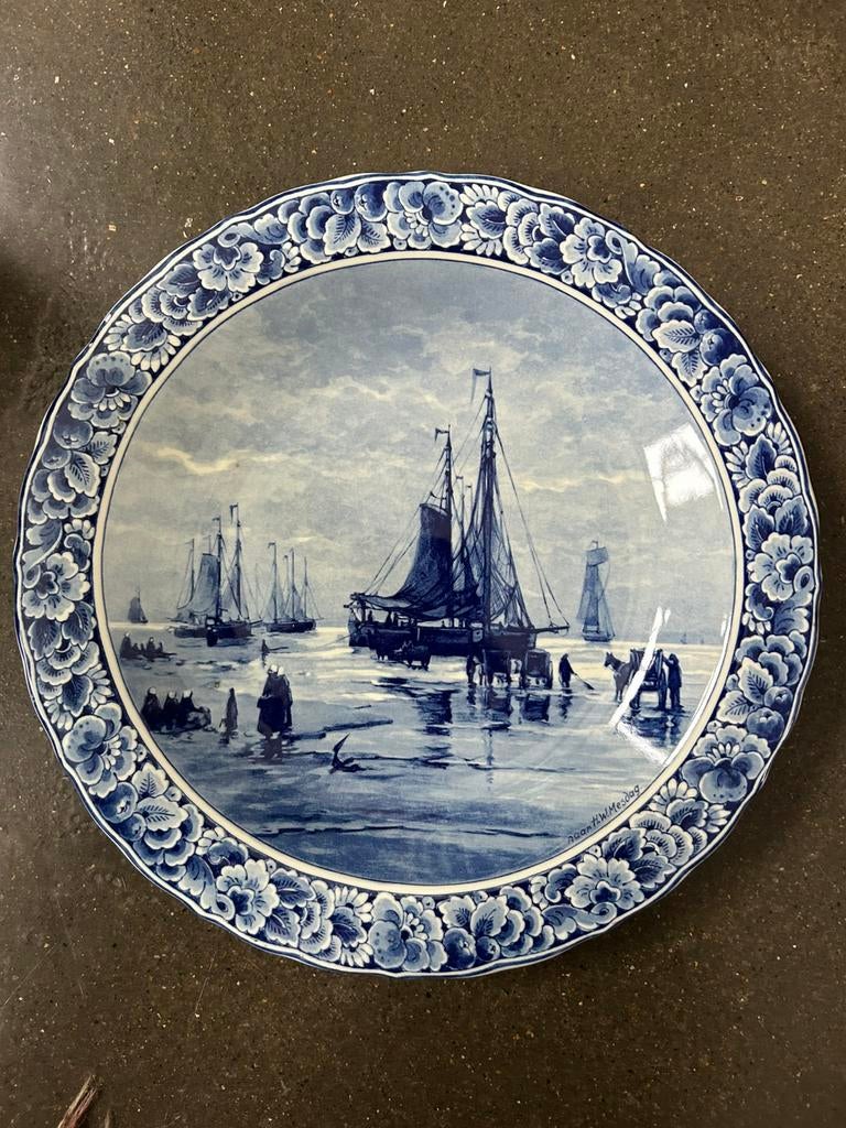 Schilderij van Mesdag Delftsblauw Handwerk Dekor No. 003.35, Ophalen