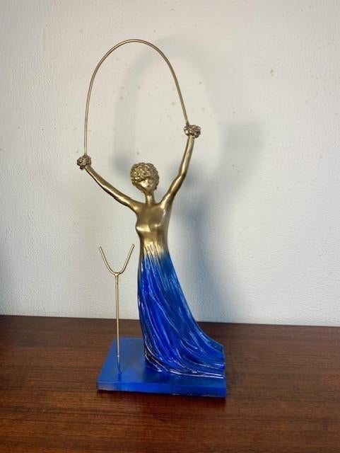 Bronzen Beeld Alice in Wonderland (naar) Salvador Dali, Antiek en Kunst, Ophalen of Verzenden